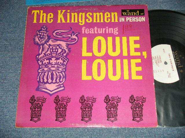 画像1: THE KINGSMEN - IN PERSON  feat.LOUIE,LOUIE ( Ex-/Ex++ WOBC)  / 1964 US AMERICA ORIGINAL MONO Used LP 