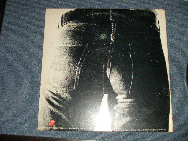 画像: The ROLLING STONES - STICKY FINGERS (Matrix # A) ST-RS-712189 AA MR 15943 (8) Rolling Stones Records B) ST-RS-712190 BB MR 15943-x (2) Rolling Stones Records ) ( Ex++/Ex++  B-1:Ex ) / 1971 US AMERICA ORIGINAL "MO Press" "ZIPPER COVER" "1841 BROADWAY Label" Used LP