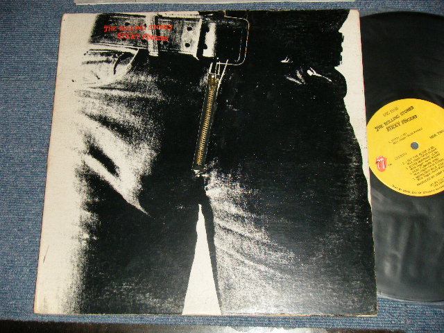 画像1: The ROLLING STONES - STICKY FINGERS ( Matrix #   A) ST-RS-712189 CCCC PR Rolling Stones Records  B) ST-RS-712190 BBBB PR Rolling Stones Records ) ( Ex++/Ex++ B-3:Ex ) / 1971 US AMERICA "RECORDS CLUB Released Version" "ZIPPER COVER" "1841 BROADWAY Label"  Used LP 