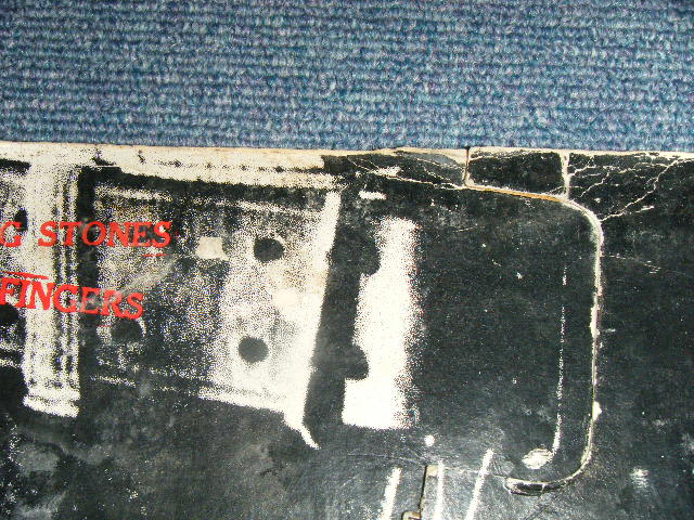 画像: The ROLLING STONES - STICKY FINGERS (Matrix # A) ST-RS-712189 CC MR 15943 (7) Rolling Stones Records B) ST-RS-712190 CC MR 15943-x (7) Rolling Stones Records ) ( VG+++/POOR SOME SKIP and JUMP, Tear、TAPESEAM ) / 1971 US AMERICA ORIGINAL "MO Press" "ZIPPER COVER" "1841 BROADWAY Label" Used LP