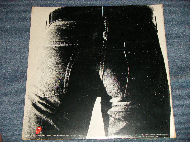 画像: The ROLLING STONES - STICKY FINGERS (Matrix # A) ST-RS-712189 CC MR 15943 (7) Rolling Stones Records B) ST-RS-712190 CC MR 15943-x (7) Rolling Stones Records ) ( Ex+++~Ex++/Ex ) / 1971 US AMERICA ORIGINAL "MO Press" "ZIPPER COVER" "1841 BROADWAY Label" Used LP
