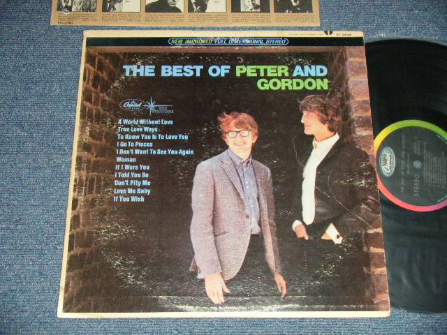 画像1: PETER AND GORDON -  THE BEST OF ( Ex/Ex++ ) / 1966  US AMERICA ORIGINAL "BLACK With RAINBOW Label" STEREO Used LP 