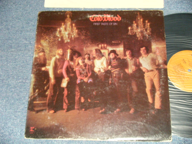 画像1: COLD BLOOD -  FIRST TASTE OF SIN (Ex-/Ex+++)   / 1973 Version US AMERICA 2nd Press "NO STEREO Credit label"  Used  LP