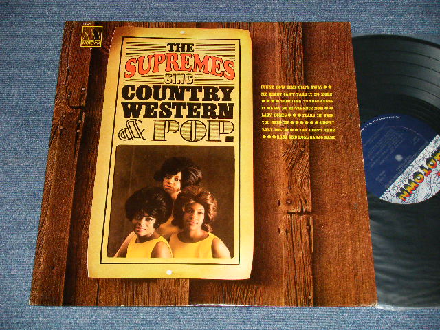 画像1: DIANA ROSS and THE SUPREMES - SUPREMES SING COUNTRY WESTERN & POP ( Ex+++/Ex+++ ) / 1965 US AMERICA ORIGINAL MONO Used LP  