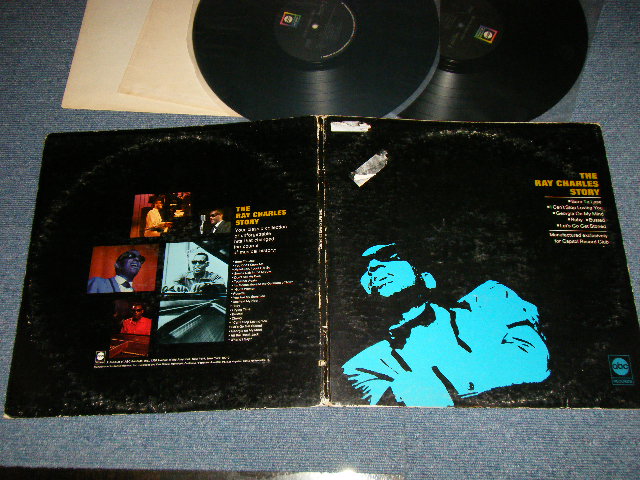 画像1: RAY CHARLES - STORY (VG+++/Ex+++)  /  US AMERICA ORIGINAL "CAPITOL RECORD CLUB ISSUE" Used  2-LP 