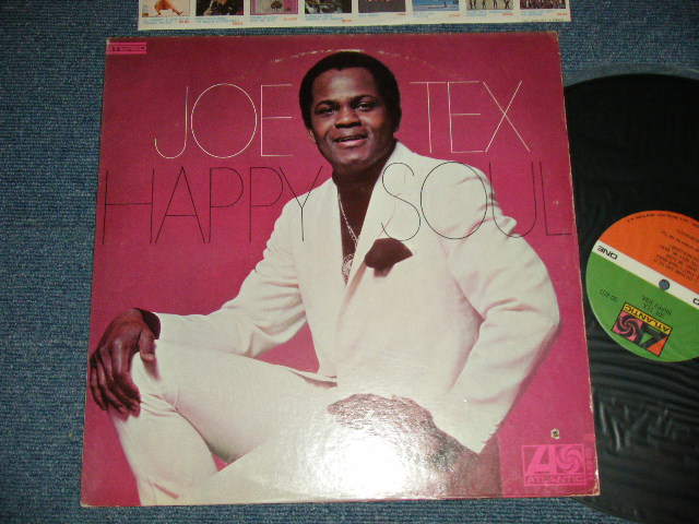 画像1: JOE TEX - HAPPY SOUL (Ex+/MINT- BB, EDSP) / 1969 US AMERICA ORIGINAL 1st Press "GREEN & RED with 1841 BROADWAY Label" Used LP 
