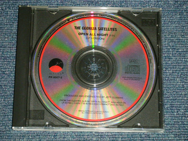 画像1: GEORGIA SATELLITES - OPEN ALL NIGHT (NEW) / 1988 US AMERICA ORIGINAL "PROMO ONLY"  "Brand New" 1 Track CD