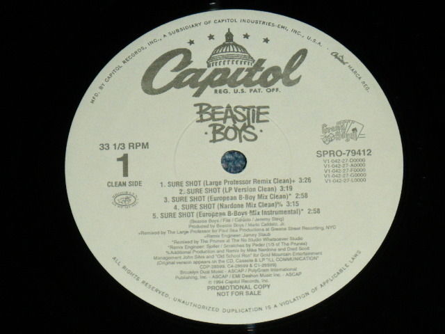 画像1: BEASTIE BOYS - SURE SHOT ( - /Ex+++) /1994 US AMERICA Used 12" Single 