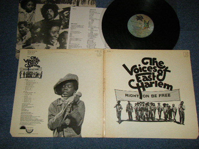 画像1: The VOICES OF EAST HARLEM - RIGHT ON BE FREE (Ex++/MINT- Cut out) / 1972 US AMERICA ORIGINAL "With INSERTS" "with Custom Inner Sleeve" "BUTTERFLY Label" Used LP