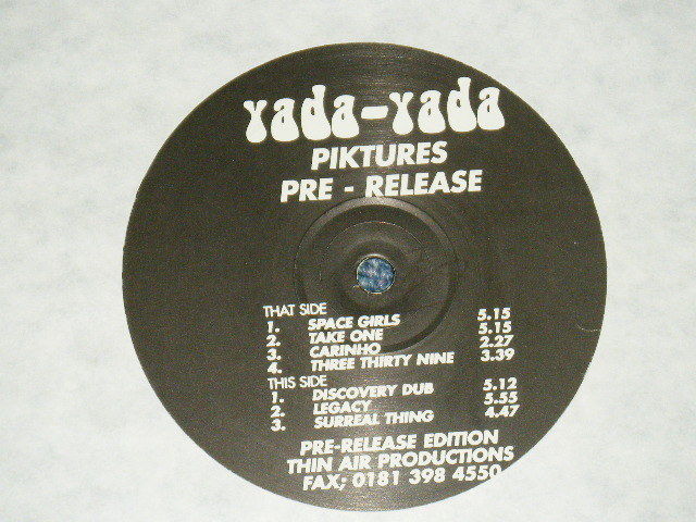 画像1: YADA-YADA of STYLE COUNCIL - PIKTURES (PRE-RELEASE) (NEW)  / 1997 UK ENGLAND ORIGINAL "BRAND NEW" LP 