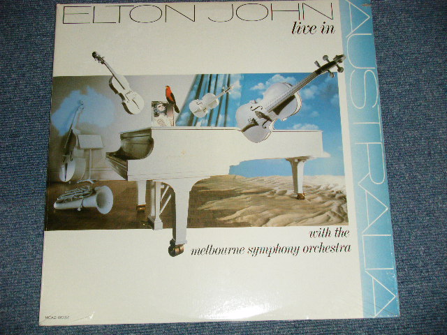 画像1: ELTON JOHN  - LIVE IN AUSTRALIA (SEALED CUTOUT) /  1987 CANADA ORIGINAL "BRAND NEW SEALED 2-LP's 