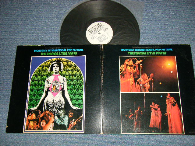 画像1: The MAMAS & The PAPAS - MONTEREY INTERNATIONAL POP FESTIVAL (Matrix # A)DSX-50100-A  MR  ▵15694 (1)    B)DSX-50100-B  MR  ▵15694-x) (Ex++/VG+++ Looks;Ex+++ SEAMEDSP)  / 1970 US AMERICA  ORIGINAL "WHITE LABEL PROMO" 1st Press "DUNHILL / ABC Label" Used  LP 