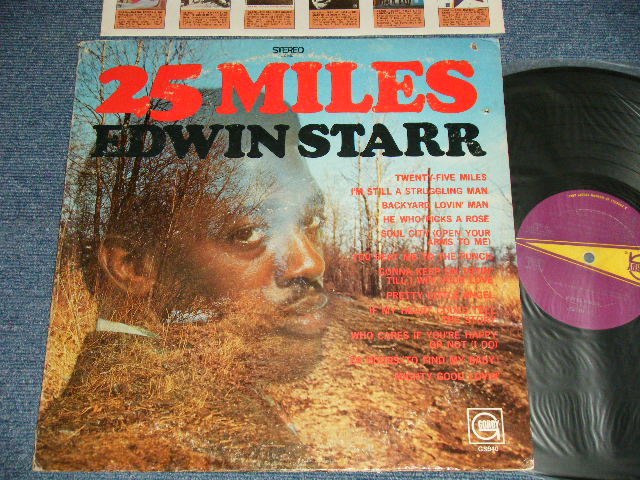 画像1: EDWIN STARR - 25 MILES (Ex/Ex+++ BB) / 1969 US AMERICA ORIGINAL Used LP