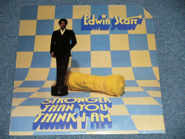 画像1: EDWIN STARR -  STRONGER THAN YOU THINK I AM  (SEALED Cut Out Corner) / 1980 US AMERICA ORIGINAL"BRAND NEW SEALED" LP
