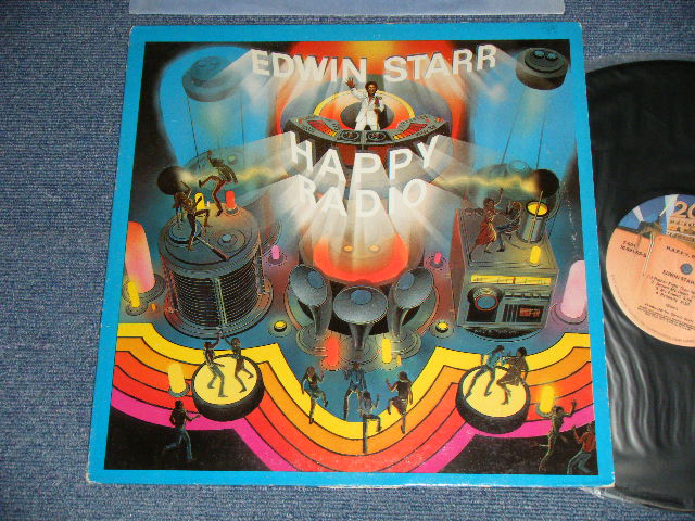 画像1: EDWIN STARR -  HAPPY RADIO (Ex+/Ex++ EDSP) / 1979 US AMERICA ORIGINAL USED LP