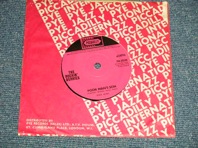 画像1: The ROCKIN' BERRIES  - A) POOR MAN'S SON  B) FOLLOW ME  (Ex++/Ex++ )  / 1965 UK ENGLAND ORIGINAL Used 7" Single 