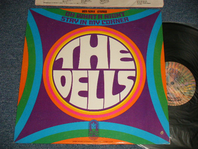 画像1: THE DELLS - OH WHAT A NIGHT STAY IN MY CORNER  (Ex++/MINT-  BB, EDSP)  / 1969 US AMERICA REISSUE Used  LP 