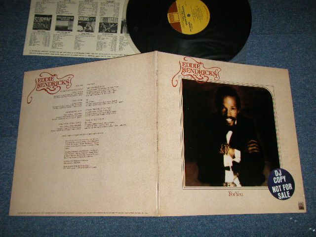 画像1: EDDIE KENDRICKS - FOR YOU (Ex++/Ex+++ Looks:MINT-)  / 1974 US AMERICA ORIGINAL "PROMO"  Used LP