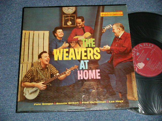 画像1: THE WEAVERS (with PETE SEEGER) - THE WEAVERS AT HOME(Ex/Ex TapeOC, TEAROL)   / 1959 US AMERICA ORIGINAL MONO Used  LP 