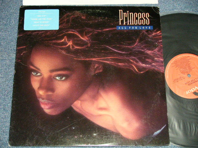 画像1: PRINCESS - ALL FOR LOVE (Ex+/MINT-)  /1987 US AMERICA ORIGINAL "PROMO" Used LP
