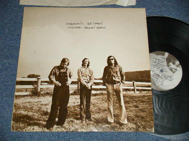 画像1: EMERSON'S OLD TIMEY CUSTARD-SUCKIN' BAND - EMERSON'S OLD TIMEY CUSTARD-SUCKIN' BAND (Ex+++//MINT-) / 1970 US AMERICA  ORIGINAL STEREO Used LP 