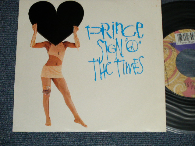 画像1: PRINCE - A) SIGN "O" TIMES  B) LA. LA. LA. HE. HE. HEE (Ex++/MINT-)  / 1987 US AMERICA ORIGINAL  Used 7" 45 rpm Single with PICTURE SLEEVE  