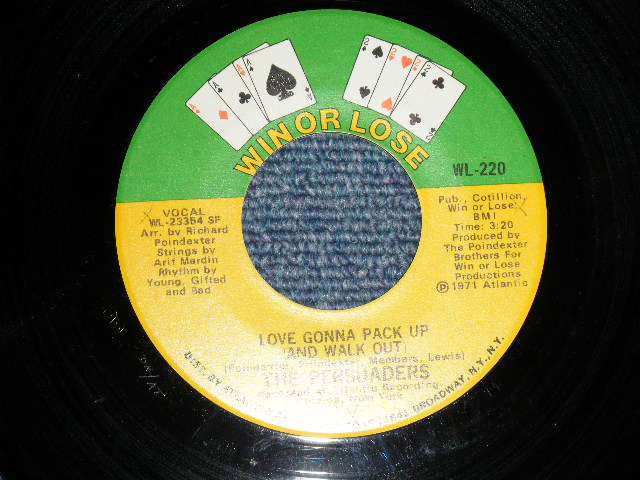 画像1: The PERSUADERS - A) LOVE GONNA PACK UP (NORTHERN MID-SLOW FUNKY BALLAD) B) YOU MUST HAVE PUT SOMETHING IN YOUR LOVE (SUPER UP-TEMPO FUNK) (Ex++/Ex++)  / 1971 US AMERICA ORIGINAL Used 7" 45 rpm Single  