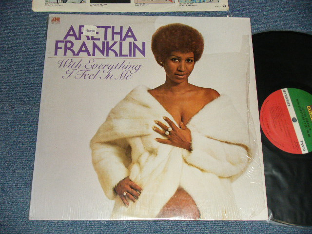 画像1: ARETHA FRANKLIN - WITH EVERYTHING I FEEL IN ME (MINT-/MINT- )  / 1974 US AMERICA ORIGINAL 1st press Large "75 ROCKFELLER Label" Used LP 