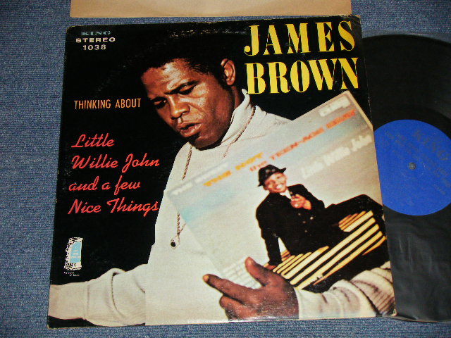 画像1: JAMES BROWN - THINKING ABOUT LITTLE WILLIE JOHN AND A FEW NICE THINGS (Ex/Ex+ A-1:VG+++Looks:Ex EDSP) / 1968  US AMERICA ORIGINAL "BLUE with SILVER Print With CROWN on TOP Label"  STEREO Used L