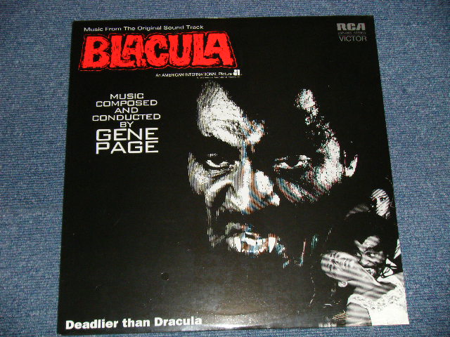 画像1: ost GENE PAGE - BLACULA (SEALED) /  US AMERICA REISSUE "BRAND NEW SEALED" LP