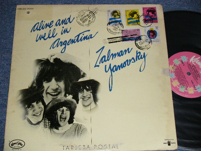 画像1: ZALMAN YANOVSKY (The LOVIN' SPOONFUL) - ALIVE AND WELL IN ARGEBTINA (Ex+/MINT-  Cut out, BB)  / 1968 US AMERICA ORIGINAL  Used  LP