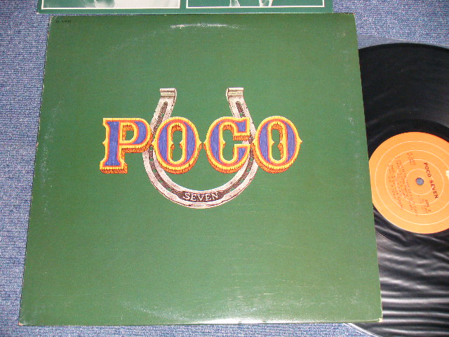 画像1: POCO - SEVEN (with CUSTOM INNER) (Matrix # A) PAL 32895-1B TML A4   B) PBL 32895-1A TML  A2 ) (Ex++/MINT-)  / 1974 US AMERICA ORIGINAL 1st Press "ORANGE Label" Used LP 