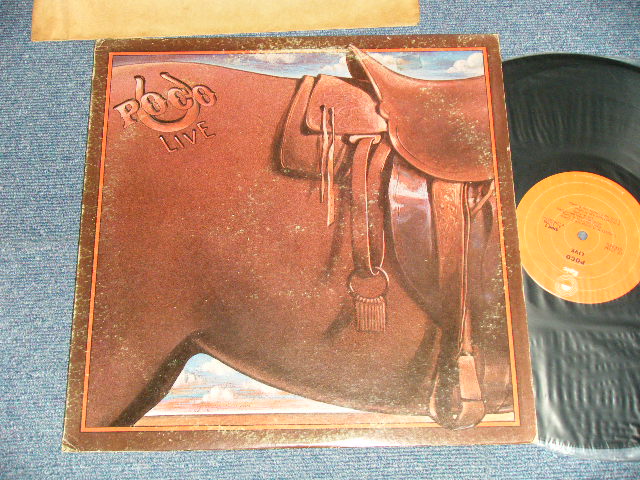 画像1: POCO - LIVE ( A) PAL 33336-1C  B) PBL 33336-1D )  (Ex, Ex-/Ex+++)  / 1976 US AMERICA ORIGINAL 1st Press "ORANGE Label" Used LP 