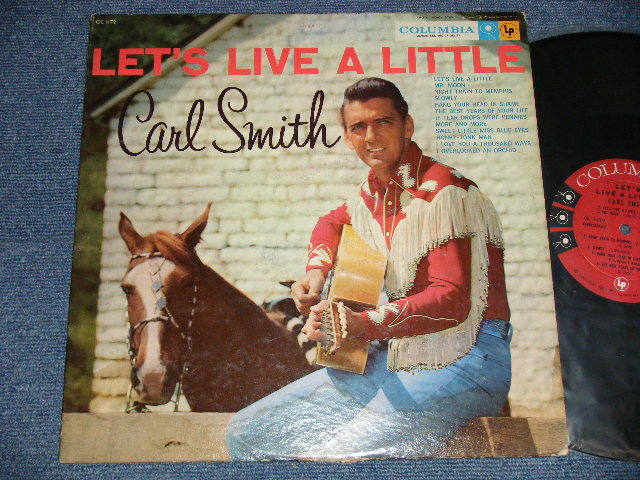 画像1: CARL SMITH - LET'S LIVE A LITTLE (Ex++/Ex++ EDSP) / 1958 US AMERICA ORIGINAL 1st Press "6-EYE'S LABEL" MONO Used LP  