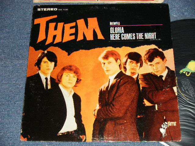 画像1: THEM (VAN MORRISON) - THEM : Featuring GLORIA, HERE COMES THE NIGHT (Ex++/Ex Looks:Ex++  EDSP)  / 1966 US AMERICA ORIGINAL LATER Press  Jacket  STEREO Used LP 