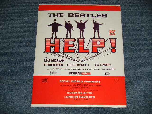 画像1: The BEATLES - HELP!  : MOVIE BOOK（MINT-) / UK ENGLAND "REPRICA" Used Book 