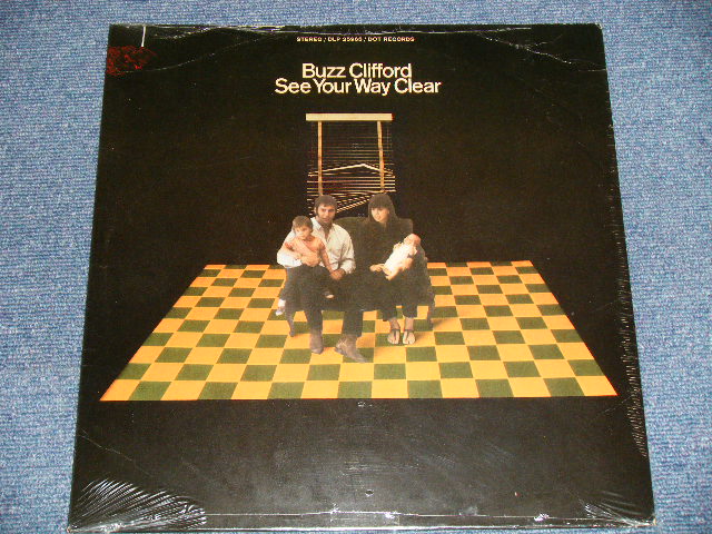 画像1: BUZZ CLIFFORD - SEE YOUR WAY CLEAR  (SEALED  Cut Out) / 1969 US AMERICA ORIGINAL "BRAND NEW SEALED"  LP 