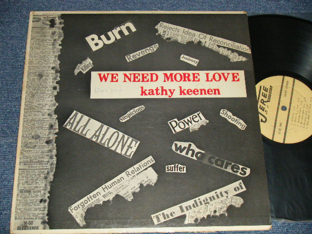画像1: KATHY KEENEN - WE NEED MORE LOVE (Ex/VG+ Looks:VG, WOFC, WOL, EDSP) / 1975 US AMERICA ORIGINAL Used LP 