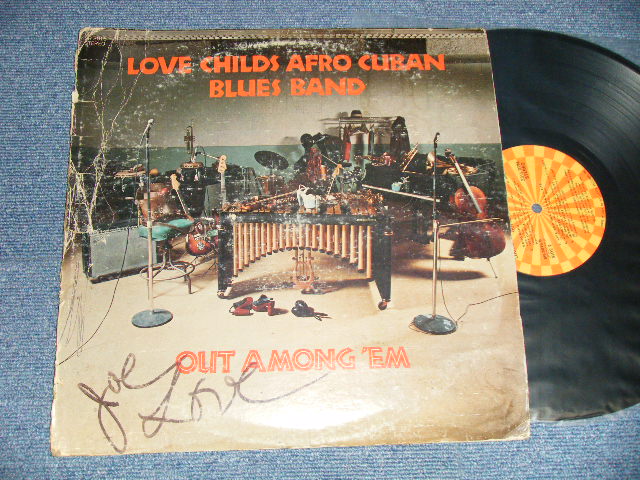 画像1: LOVE CHILD AFRO CUBAN BLUES BAND - OUT AMONG 'EM (VG/Ex++) /1975 US AMERICA  ORIGINAL Used LP 