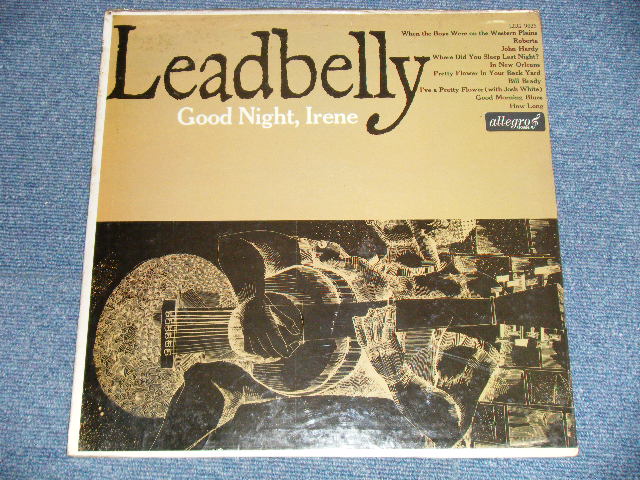画像1: LEADBELLY - GOOD NIGHT, IRENE ( SEALED ) / 1966 US AMERICA ORIGINAL  MONO "BRAND NEW SEALED" LP 