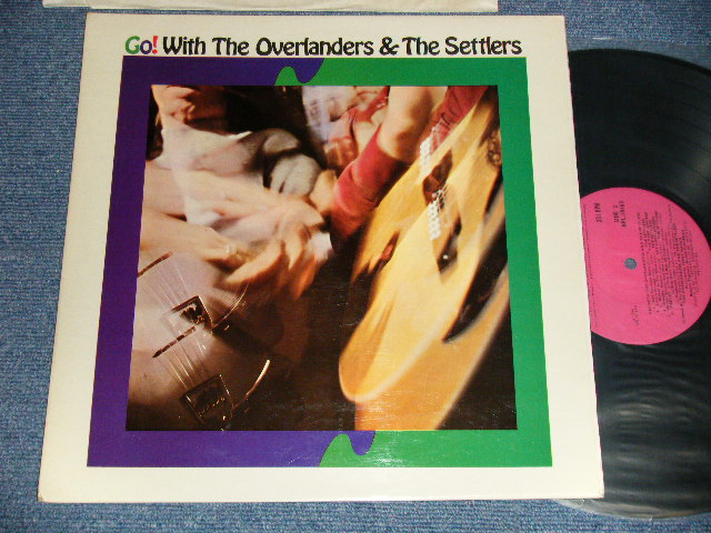画像1: The OVERLANDERS & The SETTLERS - GO! WITH The OVERLANDERS & The SETTLERS (Ex+++/Ex+++) / 1966 UK ENGLAND ORIGINAL 1st Press "PINK Label" MONO Used LP 