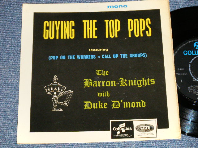 画像1: The BARRON KNIGHTS with DUKE D'MOND - GUYING THE TOP POPS (Ex+/Ex+++  SWOBC, SPLIT) / 1965 UK ENGLAND ORIGINAL "BLUE Columbia label" Used 7"EP With PICTURE  SLEEVE 