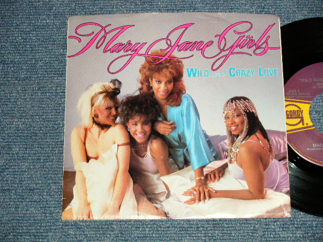 画像1: MARY JANE GIRLS - A) WILD & CRAZY WORLD B )  WILD & CRAZY WORLD (INST)  (Ex++/Ex+++)  / 1985 US AMERICA ORIGINAL Used 7"45  with PICTURE Sleeve 