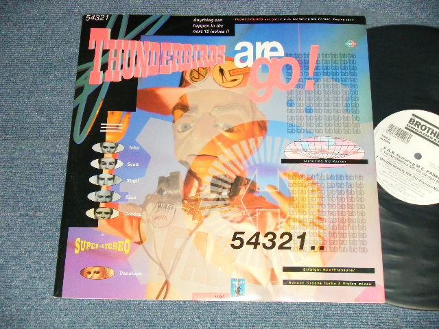 画像1: F.A.B. Featuring MC Parker ‎- Thunderbirds Are Go! (MINT-/MINT-)  / 1990 UK ENGLAND ORIGINAL Used 12"