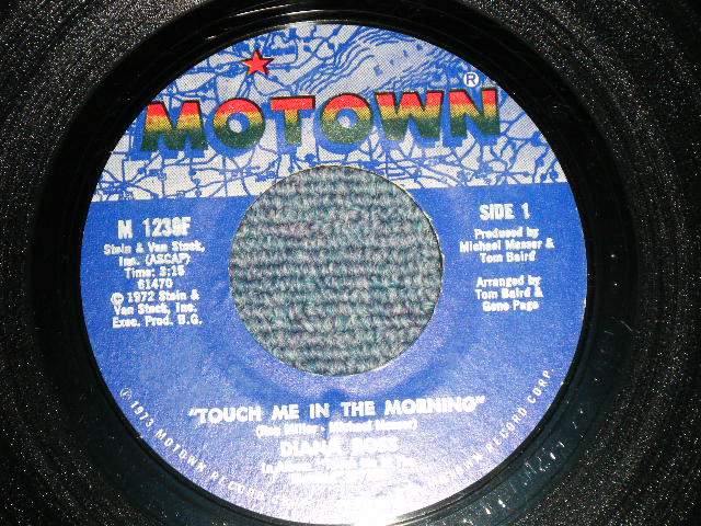 画像1: DIANNA ROSS - A) TOUCH ME IN THE MORNING  B) I WON'T LAST A DAY WITHOUT YOU (Ex++ Looks:MINT-/Ex++ Looks:MINT-)  / 1973 US AMERICA ORIGINAL Used 7"45 