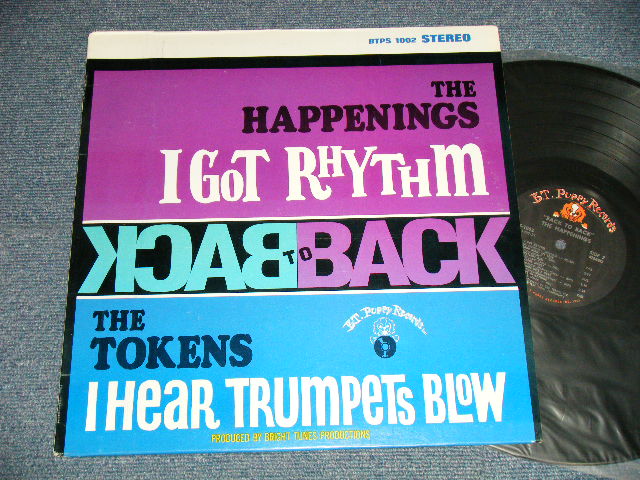 画像1: The HAPPENINGS / The TOKENS - BACK TO BACK (Ex++/MINT- Looks:Ex+++) / 1967 US AMERICA ORIGINAL STEREO Used LP 