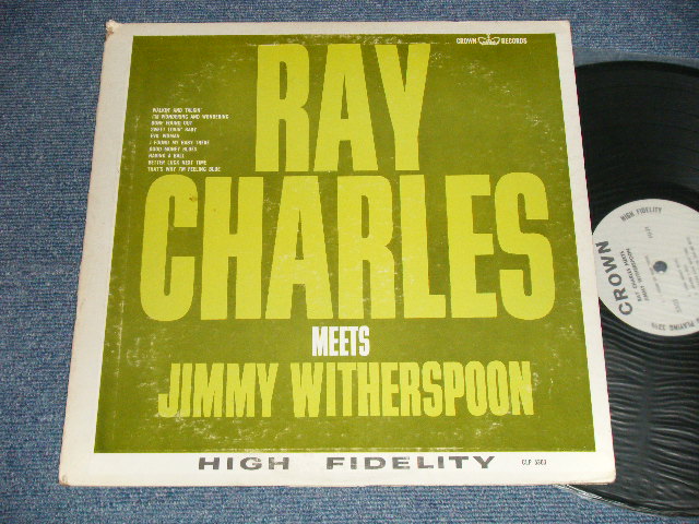 画像1: RAY CHARLES / JIMMY  WITHERSPOON -  RAY CHARLES MEETS JIMMY (Ex/Ex++ A-4, 5:Ex-) / 1963 US AMERICA ORIGINAL MONO Used LP 