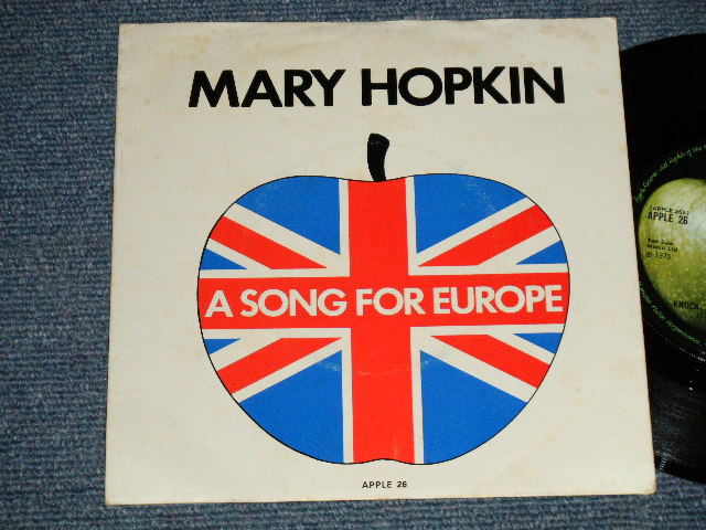 画像1: MARY HOPKIN -  "A SONG FOR EUROPE"  A) KNOCK KNOCK WHO'S THERE?  B) I'M GOING TO  (Ex++/Ex++ ) / 1970 UK ENGLAND ORIGINAL Used 7" Single with PICTURE SLEEVE 