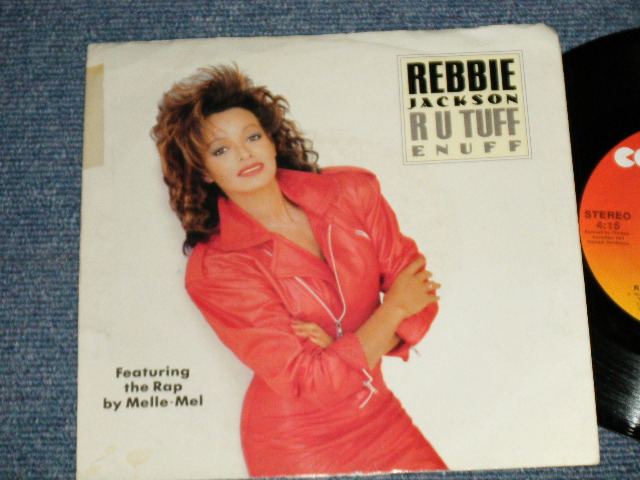 画像1: REBBIE JACKSON -  R U TUFF ENUFF (Ex+/Ex++ EDSP, TAPE SEAM) / 1988 US AMERICA ORIGINAL "PROMO" Used 7"45 With PICTURE SLEEVE 