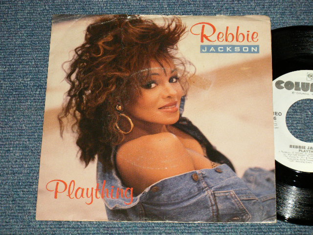 画像1: REBBIE JACKSON - PLAYTHING (Ex+/Ex+++) / 1987 US AMERICA ORIGINAL "PROMO ONLY SAME FLIP" Used 7"45 With PICTURE SLEEVE 